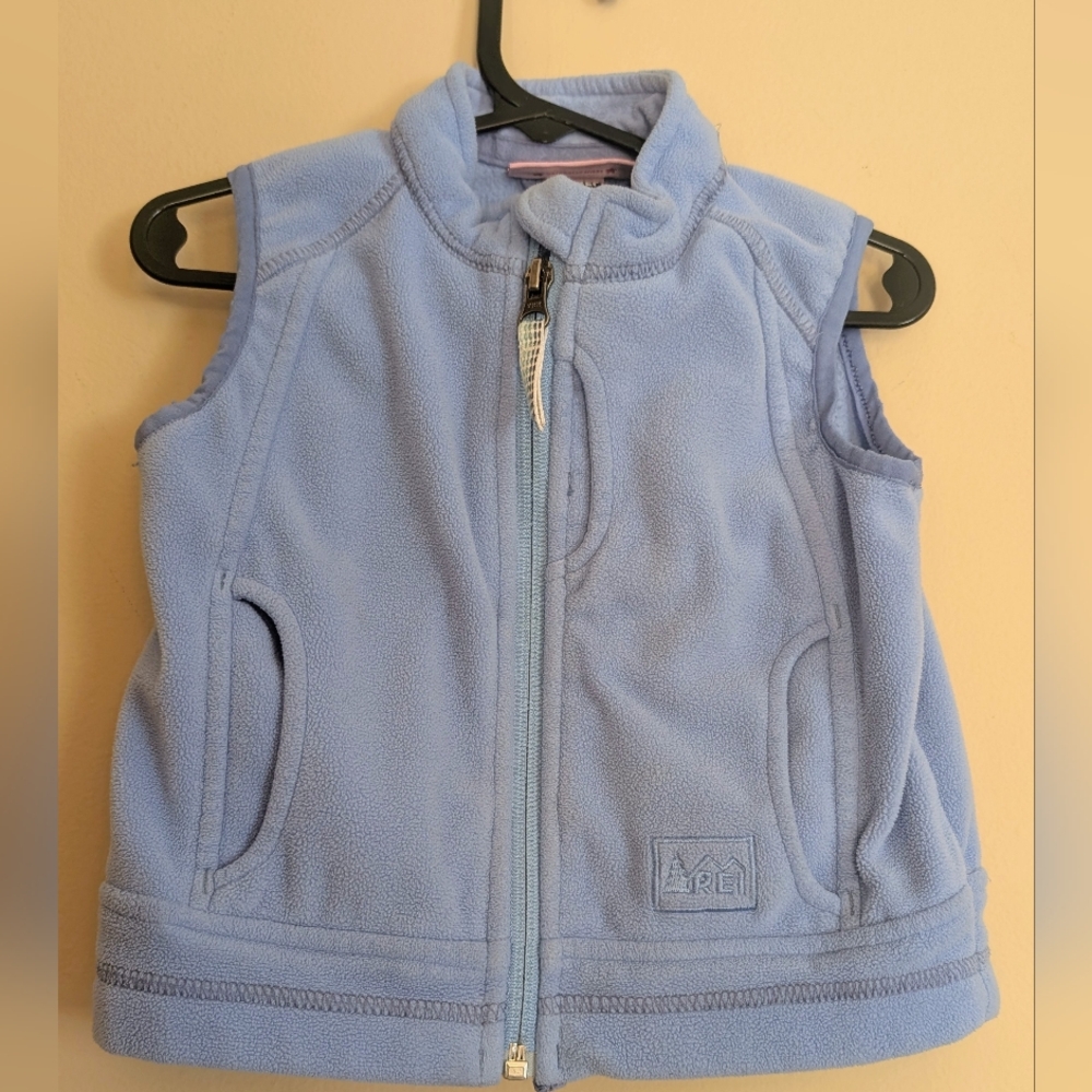 REI Light Blue Fleece Jacket For toddlers, Size 2T